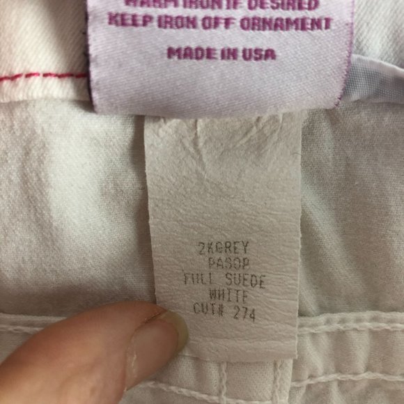 2KGrey Women's Size 26 White Full Seat Dressage Breeches *SLIM CALF* USA $159 - Picture 12 of 16